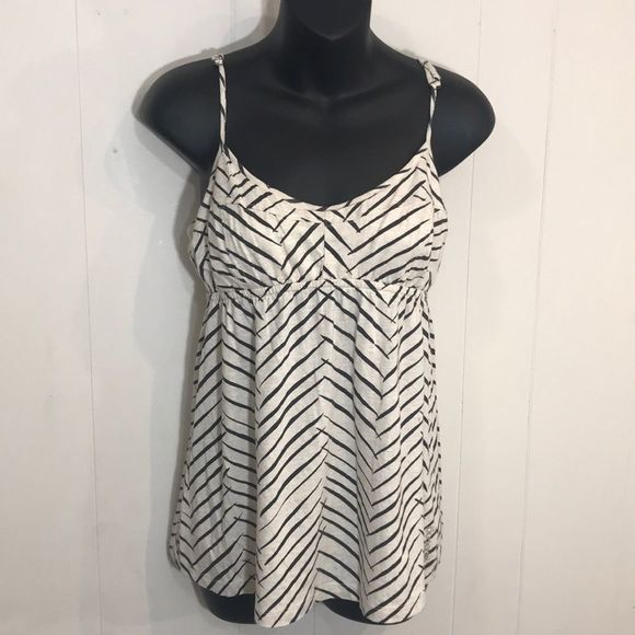 Billabong Chevron Flowy Tank Top Large - Picture 1 of 5